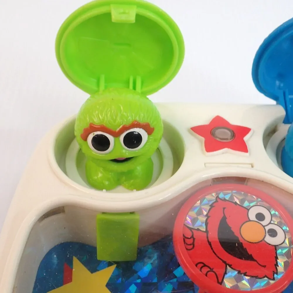 Vintage Tyco Sesame Street Bop-N-Boing Plastic Pinball Game 1998